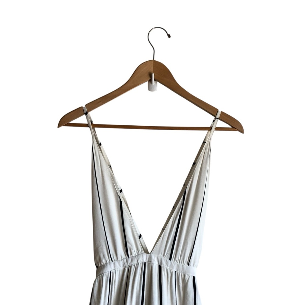 Faithfull the Brand Shutterbabe Ivory Striped Jumpsuit Small - Picture 9 of 16